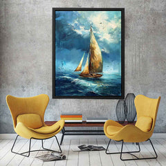 Sailing Boat Canvas Art Print