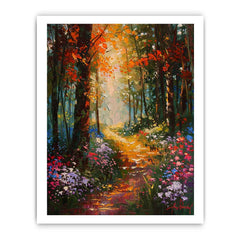 Forest Canvas Art Print for Living room