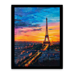 Eiffel Tower Canvas art for Living room