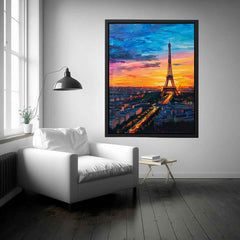 Eiffel Tower Canvas art for Living room