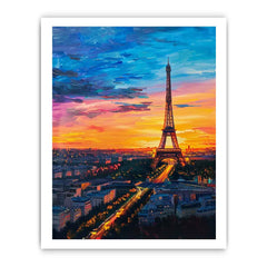 Eiffel Tower Canvas art for Living room
