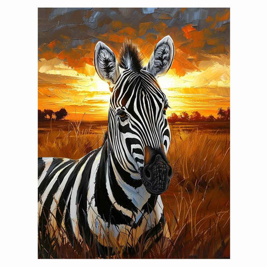 Zebra wall Art Painting