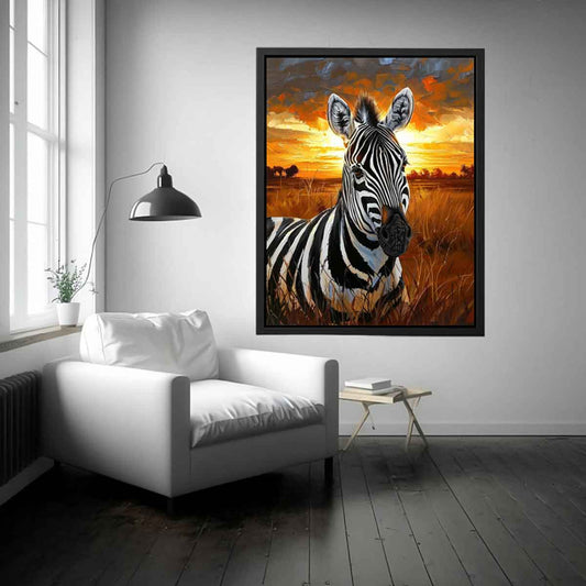 Zebra wall Art Painting