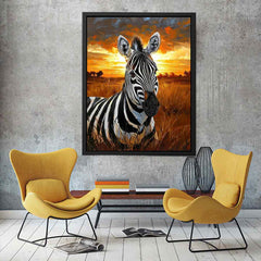 Zebra wall Art Painting