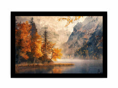 Mountain River Canvas Art Print