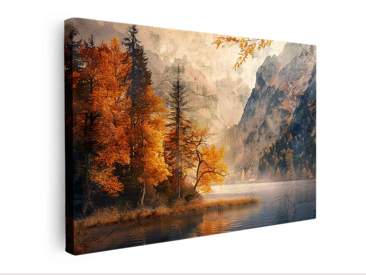 Mountain River Canvas Art Print