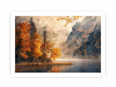 Mountain River Canvas Art Print