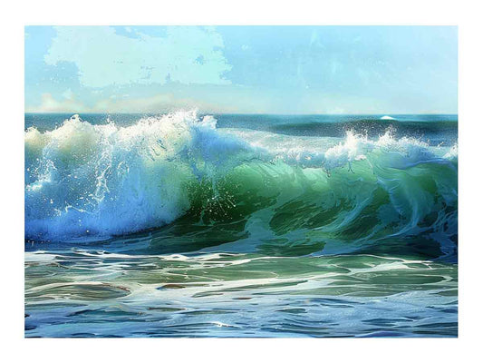 Waves Canvas Painting