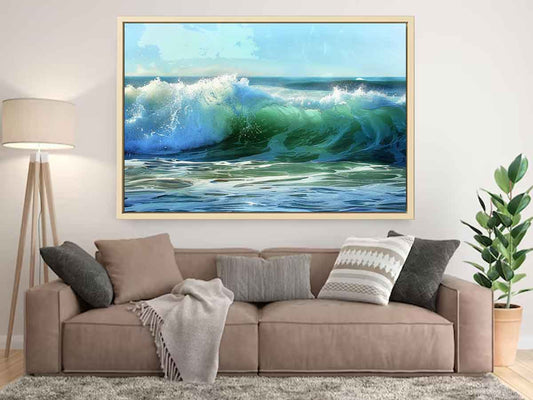 Waves Canvas Painting