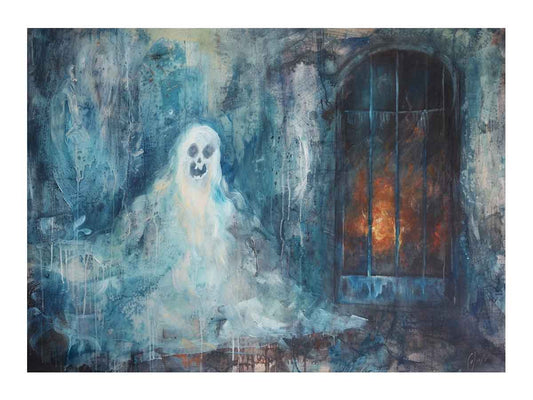 Ghost Canvas Painting