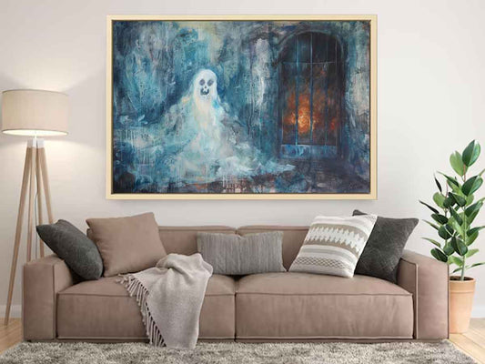 Ghost Canvas Painting