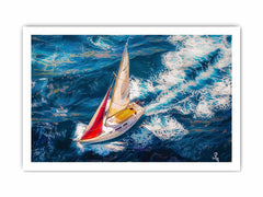 Boat Painting for Living room