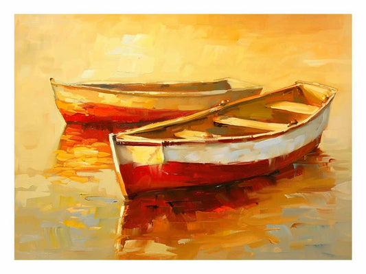 Boats Canvas Art Print
