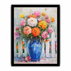 Vase of Flowers Canvas Art Print