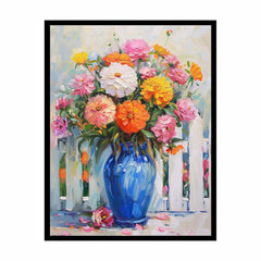 Vase of Flowers Canvas Art Print
