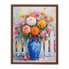 Vase of Flowers Canvas Art Print