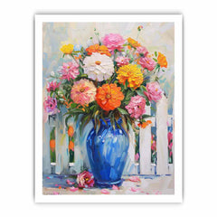 Vase of Flowers Canvas Art Print