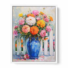 Vase of Flowers Canvas Art Print
