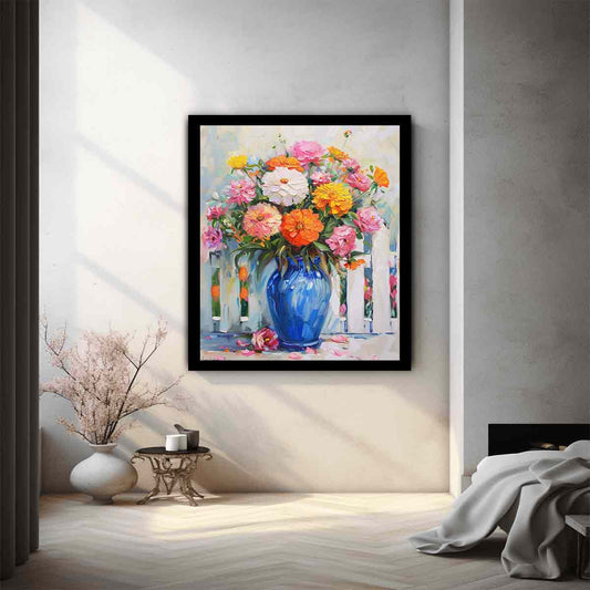 Vase of Flowers Canvas Art Print