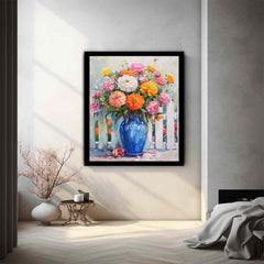Vase of Flowers Canvas Art Print