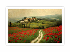 Field of Poppies Canvas Art Print