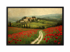Field of Poppies Canvas Art Print