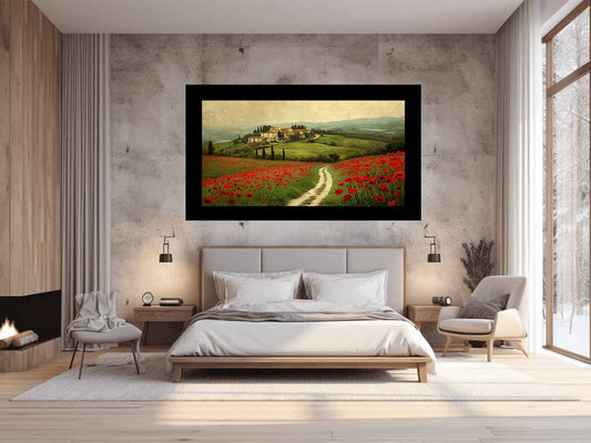 Field of Poppies Canvas Art Print