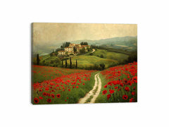Field of Poppies Canvas Art Print