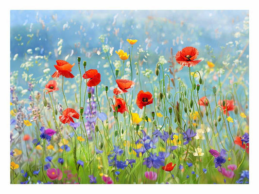 Wild Flowers Canvas Artwork