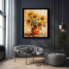 Vase of Flowers Wall Art