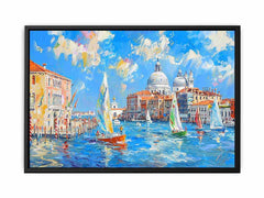 Venice Waterfront Canvas painting