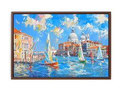 Venice Waterfront Canvas painting