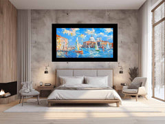 Venice Waterfront Canvas painting