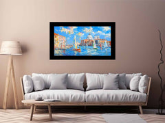 Venice Waterfront Canvas painting