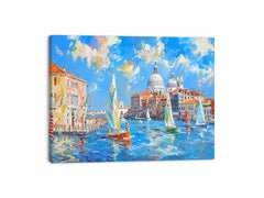Venice Waterfront Canvas painting