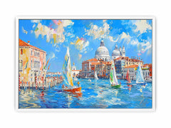 Venice Waterfront Canvas painting