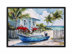 Beach House Canvas Art Print