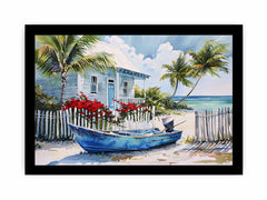 Beach House Canvas Art Print