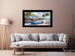 Beach House Canvas Art Print