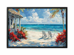 Island Cottage Painting for living room