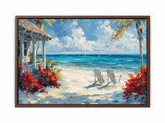 Island Cottage Painting for living room