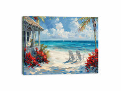 Island Cottage Painting for living room