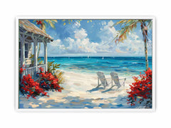 Island Cottage Painting for living room