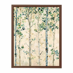 White Birchtrees Canvas Art Print