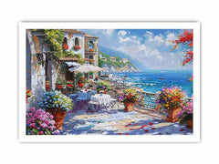 Beachside Living Canvas Art Print
