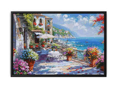 Beachside Living Canvas Art Print
