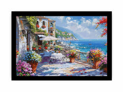 Beachside Living Canvas Art Print