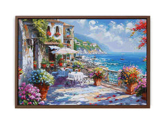 Beachside Living Canvas Art Print