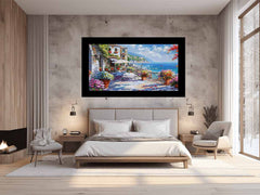 Beachside Living Canvas Art Print