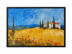 Hillside House Canvas Art Print